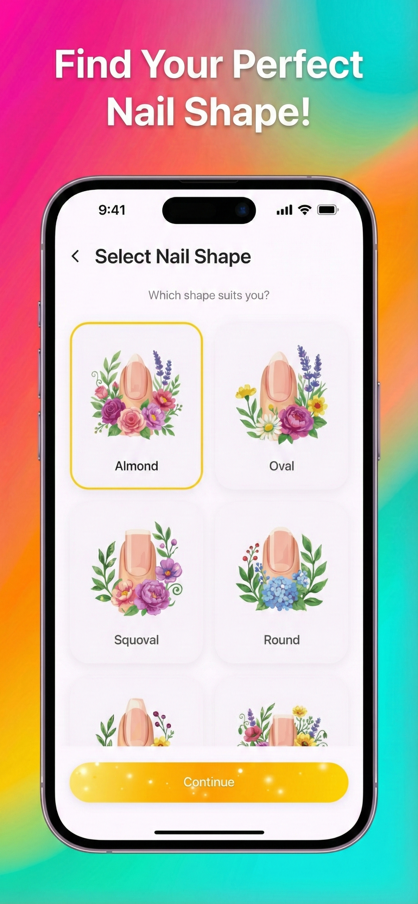 select nail shape